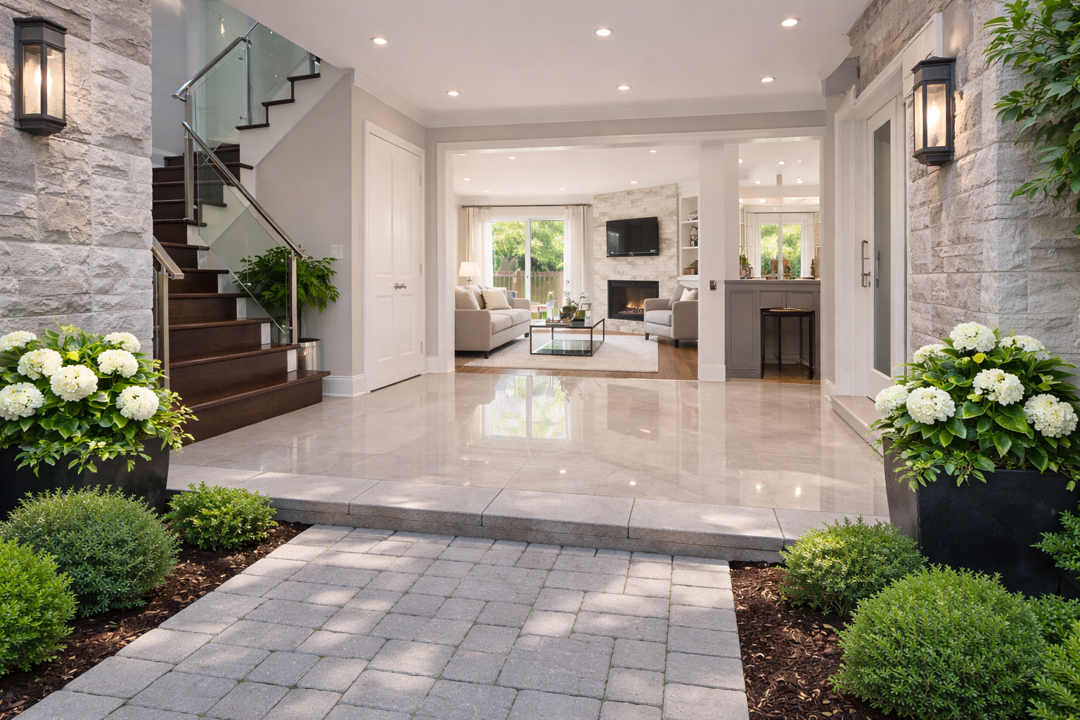 Inside and outside cleaning planning visual in GTA