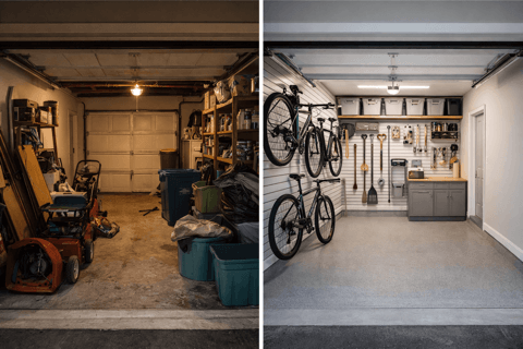 Garage storage and usability improvement example in the GTA